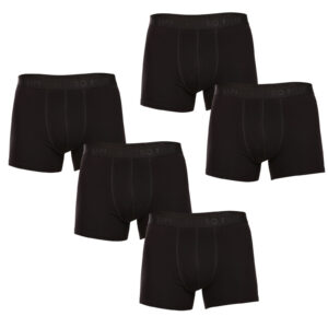 5PACK pánské boxerky Pietro Filipi černé (5BCL001) 5XL