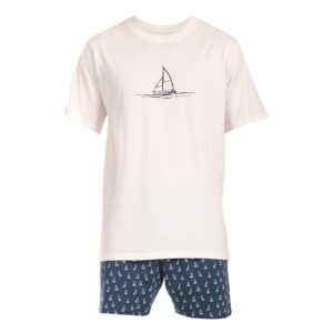 Pánské pyžamo Gino vícebarevné (79172-LGBDZM) 4XL