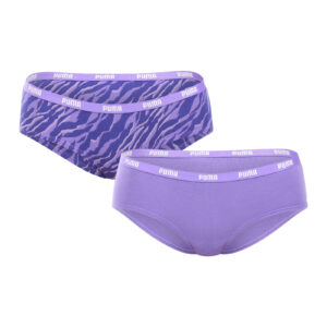 2PACK dámské kalhotky Puma fialové (701228120 002) S