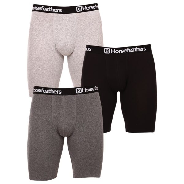3PACK pánské boxerky Horsefeathers Dynasty long (AM195D) L