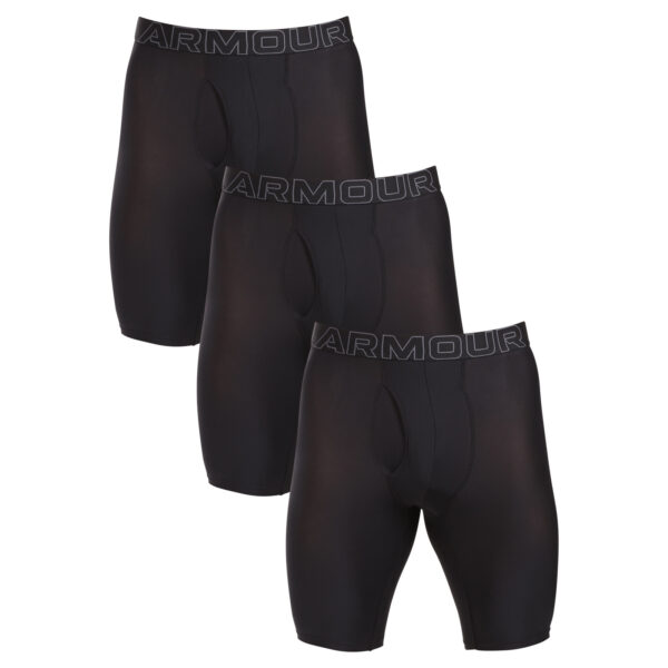3PACK pánské boxerky Under Armour černé (1383886 001) S