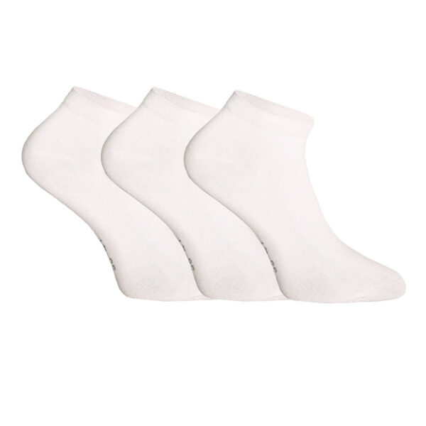 3PACK ponožky Gino bambusové bílé (82005) XL