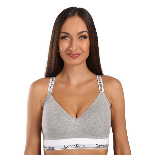 Dámská podprsenka Calvin Klein šedá (QF7060E-P7A) S