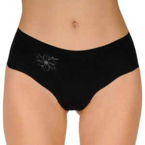 Dámské kalhotky Emili černé (Flower) L