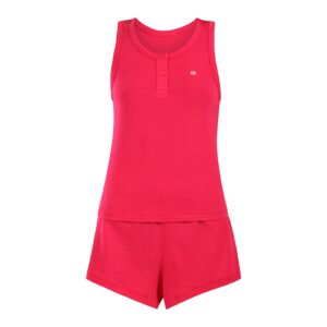 Dámské pyžamo Tommy Hilfiger růžové (UW0UW05890 TLI) M