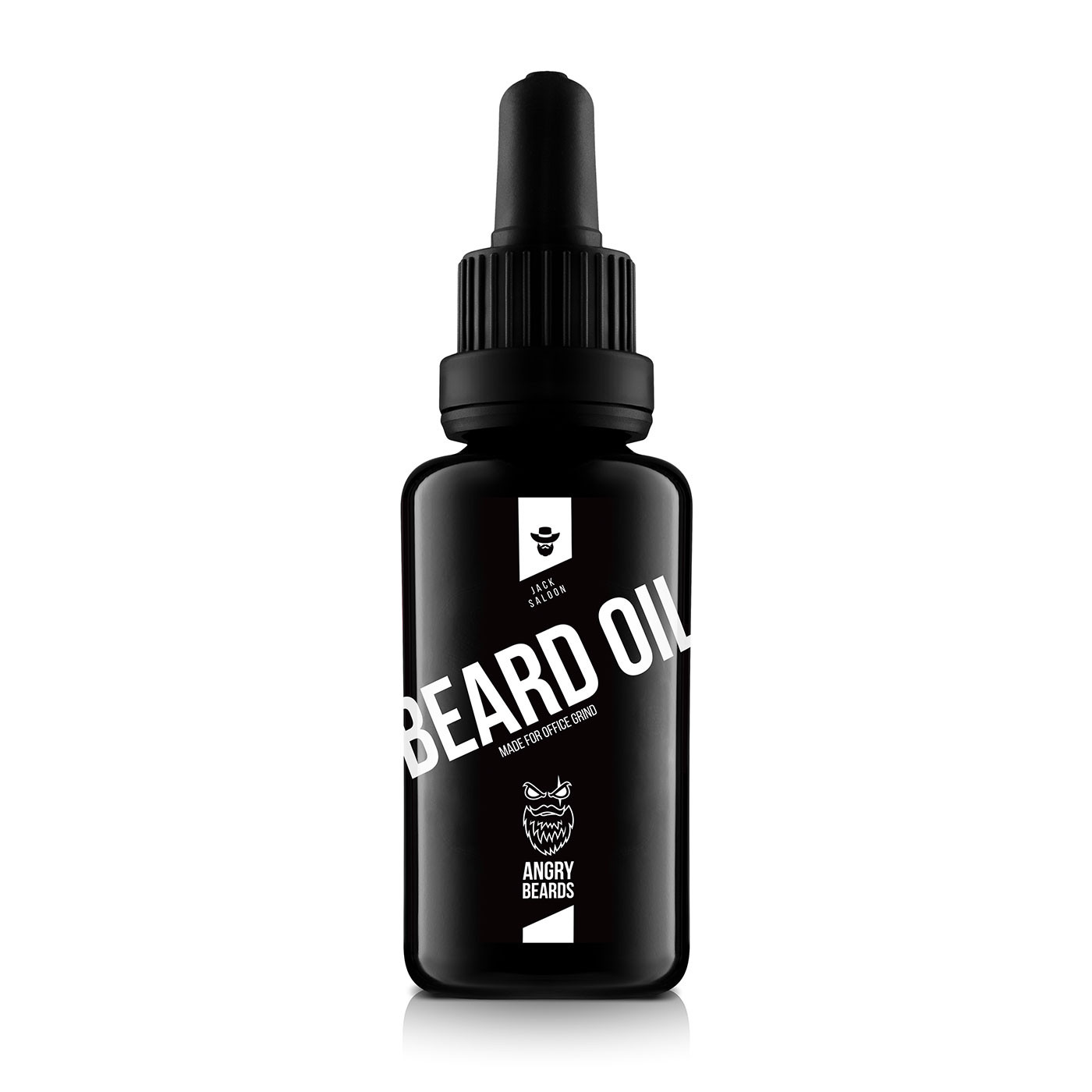 Olej na vousy Jack Saloon Angry Beards pro muže 30 ml - Obrázek 2