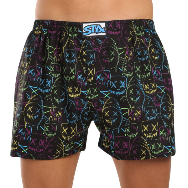 Pánské trenky Styx art klasická guma nadrozměr masky (E1853) 4XL