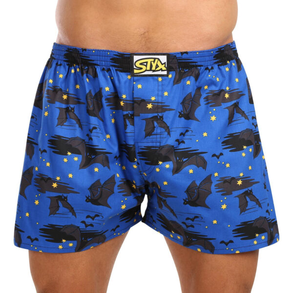 Pánské trenky Styx art klasická guma nadrozměr netopýr (E1759) 3XL