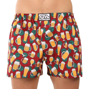 Pánské trenky Styx art klasická guma nadrozměr pivo (E1855) 4XL