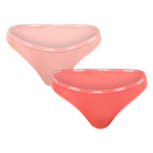2PACK dámské kalhotky Puma růžové (603031001 025) M