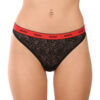 3PACK dámská tanga HUGO černé (50535265 002) XS - Image 2