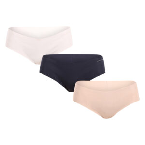 3PACK dámské kalhotky Tommy Hilfiger bezešvé vícebarevné (UW0UW05958 0V1) XS