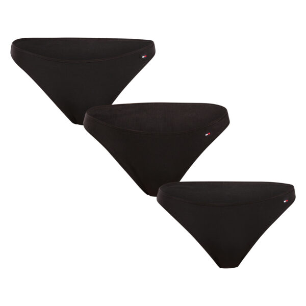 3PACK dámské kalhotky Tommy Hilfiger černé (UW0UW05753 0V6) XL