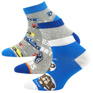 3PACK dětské ponožky Lonka nízké vícebarevné (Dedonik-Mix G) 25/29