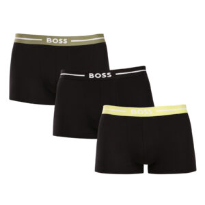 3PACK pánské boxerky BOSS černé (50532453 976) L