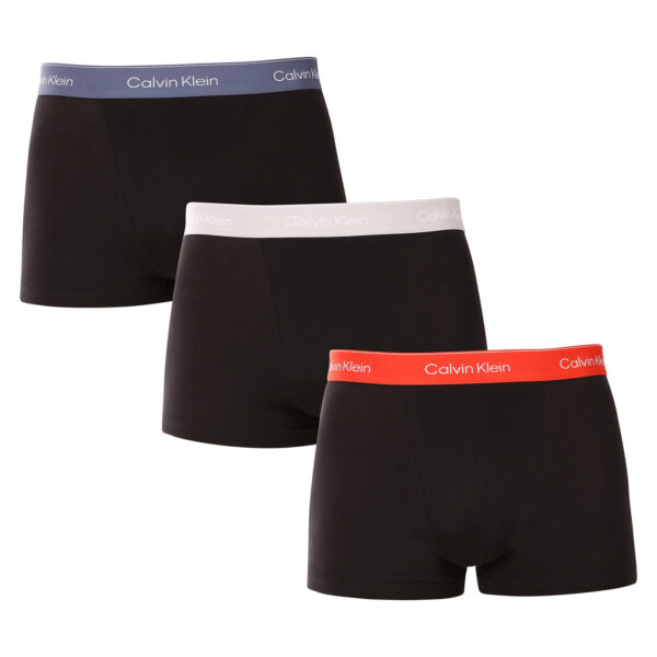 3PACK pánské boxerky Calvin Klein černé (NB4286-VQO) M