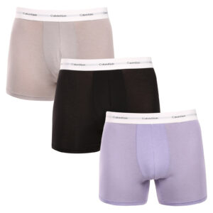 3PACK pánské boxerky Calvin Klein vícebarevné (NB4264-VW6) XL