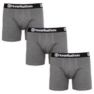 3PACK pánské boxerky Horsefeathers Dynasty heather antracite (AM067B) M