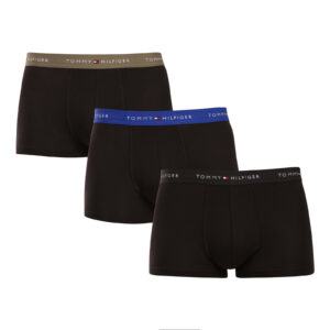 3PACK pánské boxerky Tommy Hilfiger černé (UM0UM02763 0VV) M