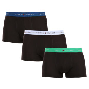 3PACK pánské boxerky Tommy Hilfiger černé (UM0UM02763 0WS) M