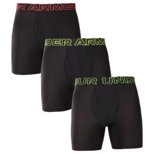 3PACK pánské boxerky Under Armour černé (1383884 005) M