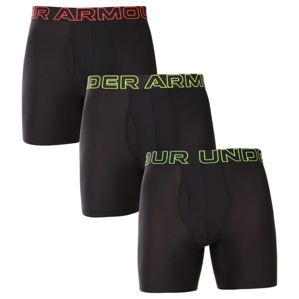 3PACK pánské boxerky Under Armour černé (1383884 005) S