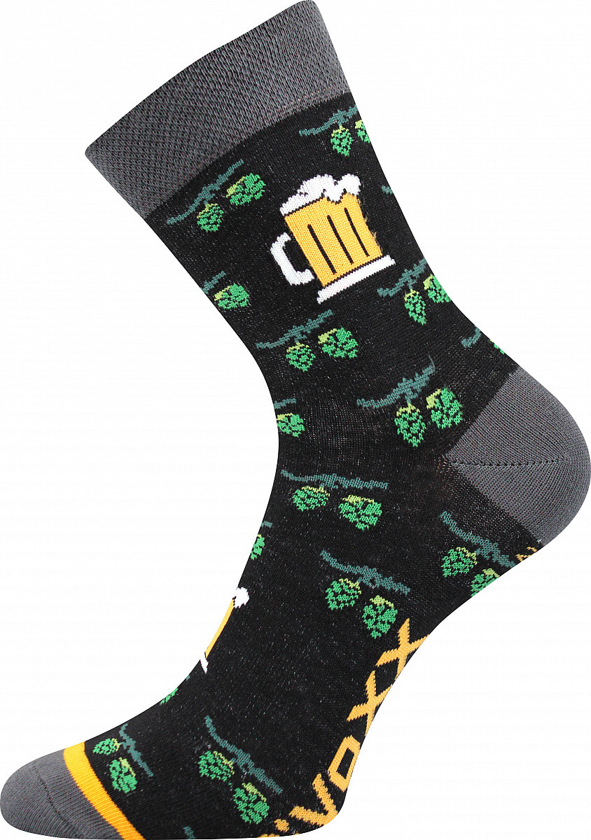 3PACK pánské ponožky VoXX vícebarevné (Pivo-mix3) M - Obrázek 2