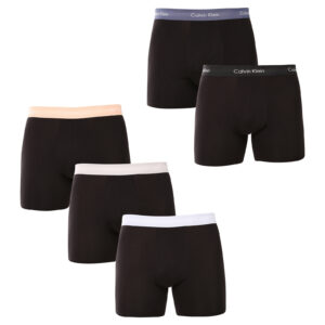 5PACK pánské boxerky Calvin Klein černé (NB3794A-WJ1) M