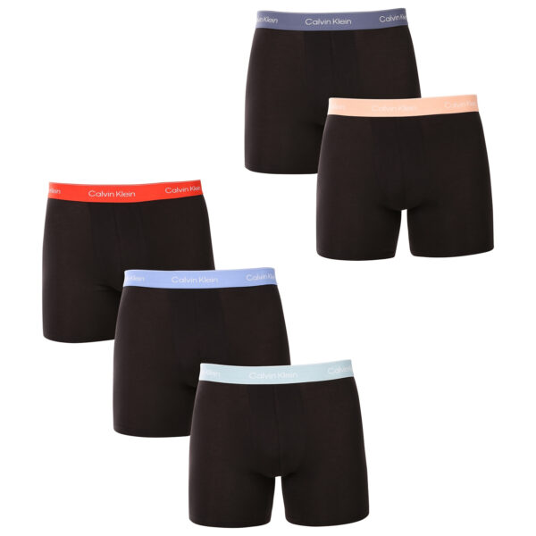 5PACK pánské boxerky Calvin Klein černé (NB4395-VQR) M