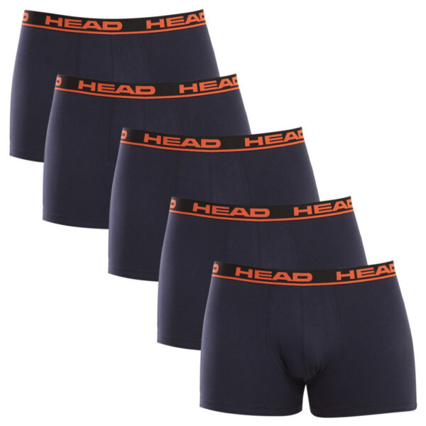 5PACK pánské boxerky HEAD tmavě modré (701203974 012) M