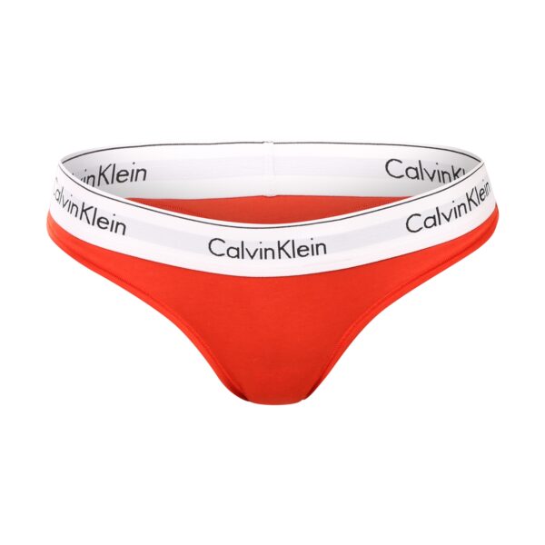 Dámská tanga Calvin Klein červená (F3786E-VO3) L