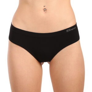 Dámská tanga Gina bambusová černá (04031-MxC) L