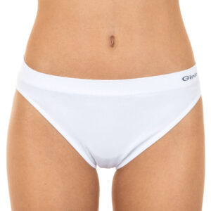 Dámské kalhotky Gina bezešvé bílé (00005) S