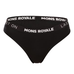 Dámské kalhotky Mons Royale merino černé (100786-1169-001) M