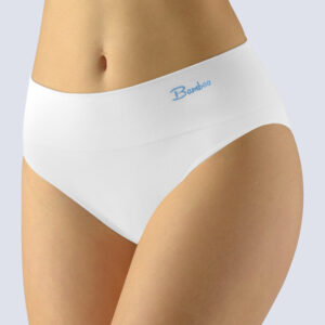 Dámské stahovací kalhotky Gina bambusové bílé (00042) S