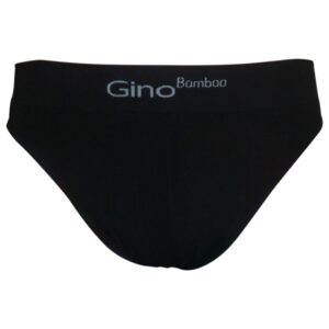 Pánské bezešvé slipy Gino bamboo black (51003) XL