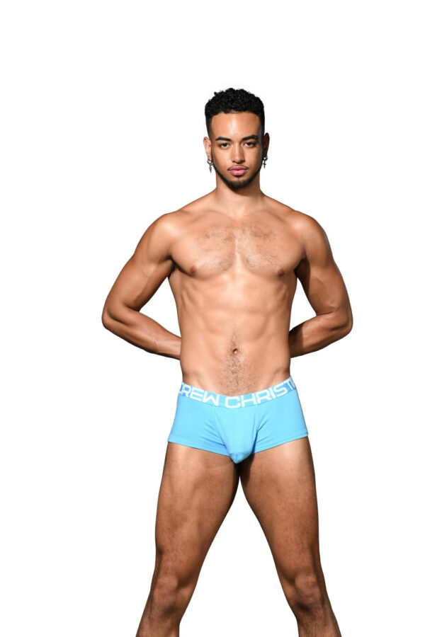 Pánské boxerky Andrew Christian modré C-Ring  (93414-BYBL) XL
