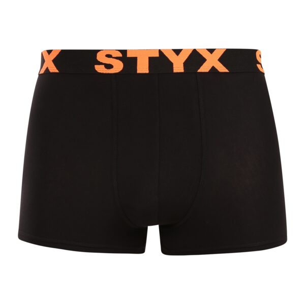 Pánské boxerky Styx sportovní guma černé (G5960) S