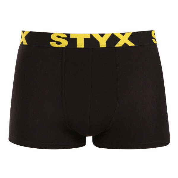 Pánské boxerky Styx sportovní guma černé (G6960) S