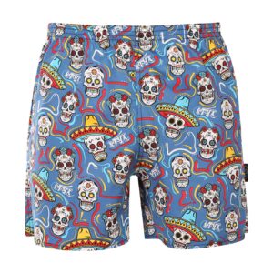 Pánské domácí trenky s kapsami Styx lebky (D1856) M