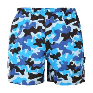 Pánské domácí trenky s kapsami Styx maskáč modrý (D1850) L