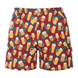 Pánské domácí trenky s kapsami Styx pivo (D1855) L