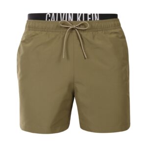 Pánské plavky Calvin Klein zelené (KM0KM01093-LB6) L