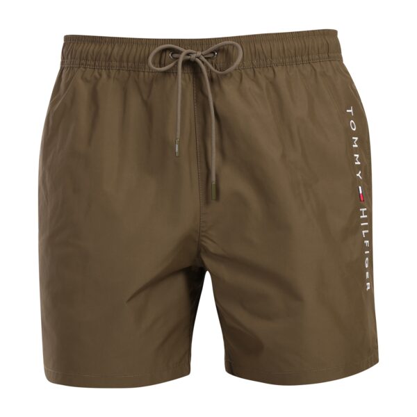 Pánské plavky Tommy Hilfiger zelené (UM0UM03258 RBN) XXL
