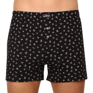 Pánské trenky Gino černé (75187) S