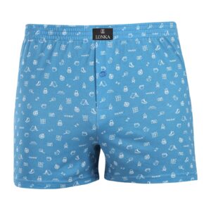 Pánské trenky Lonka modré (Karlos-kemping) 3XL