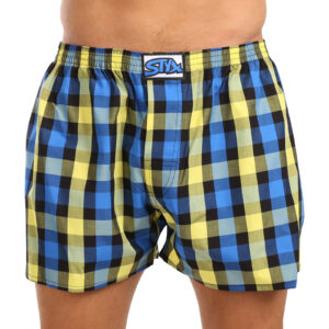 Pánské trenky Styx klasická guma nadrozměr vícebarevné (E1039) 5XL