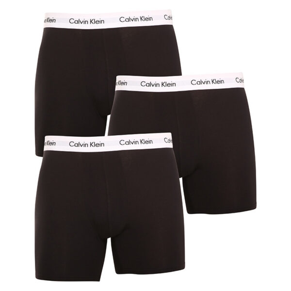 3PACK pánské boxerky Calvin Klein černé (NB1770A-001) M
