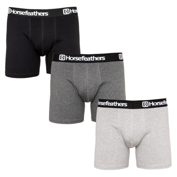 3PACK pánské boxerky Horsefeathers vícebarevné (AM067D) L