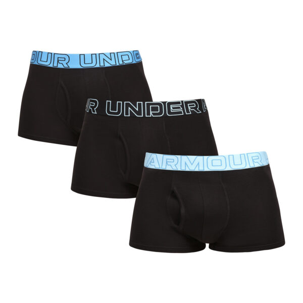 3PACK pánské boxerky Under Armour černé (1383891 003) S